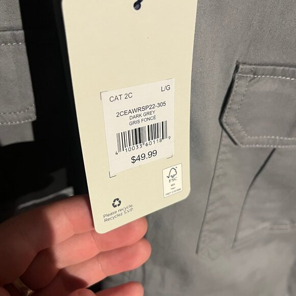 WindRiver Utility Shirt – Dark Grey NWT - Picture 4 of 4